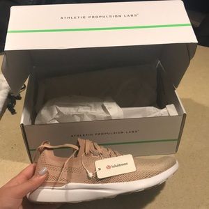 APL rose gold techloom breeze running sneakers